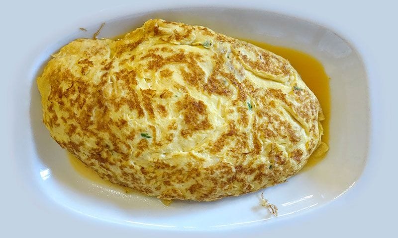 Tortilla de bacalao