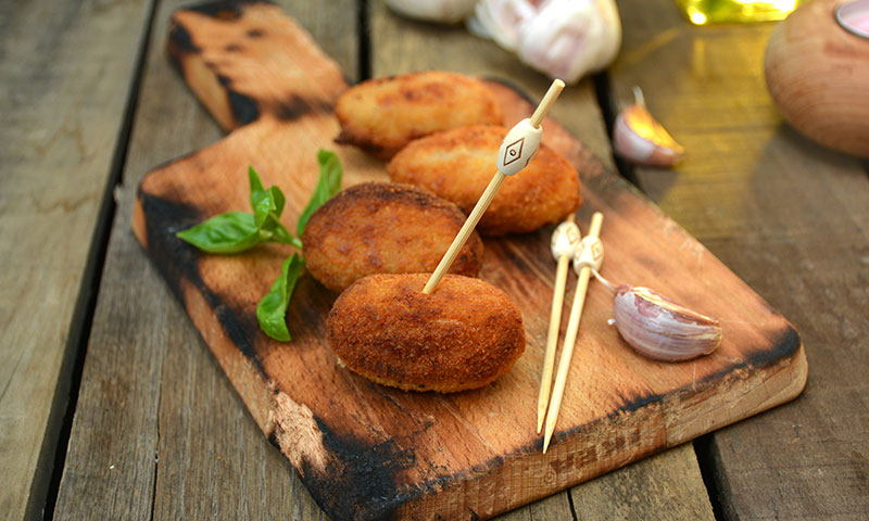 Croquetas de pringá de puchero