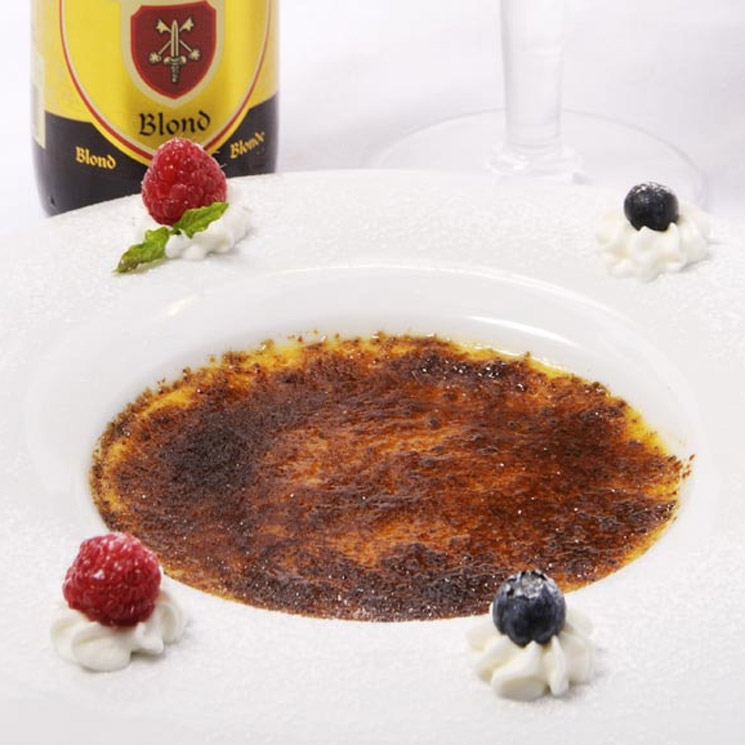 'Crême Brulée' a la cerveza