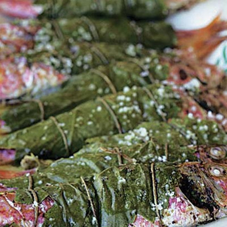 Salmonetes rellenos