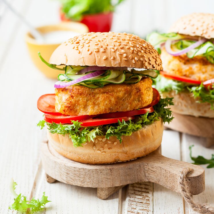 Hamburguesa de cangrejo