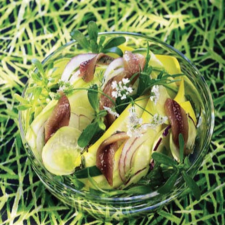 Crudités de verduras con anchoas