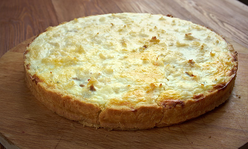 Quiche de bacalao