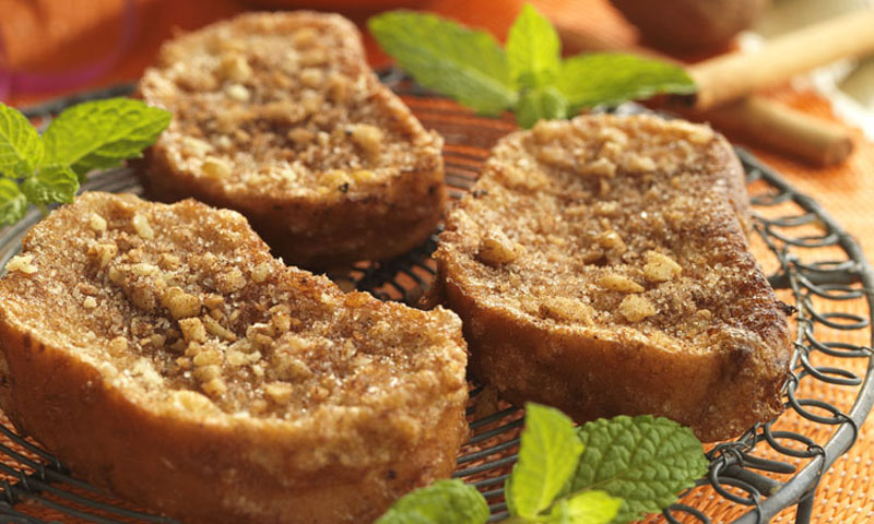 Torrijas de nueces