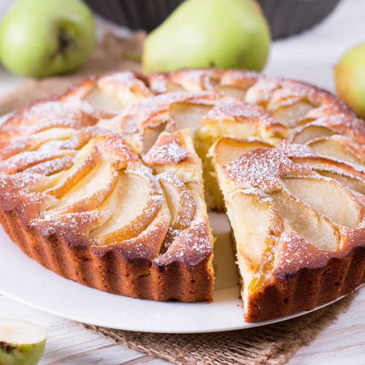 Tarta de pera