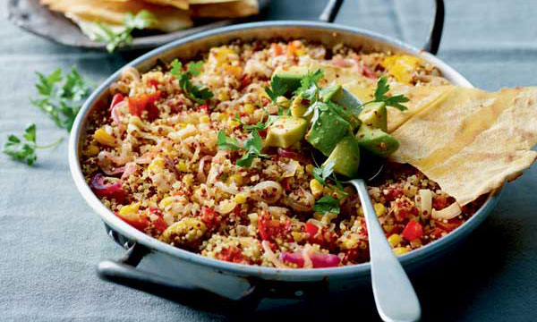 Ensalada de quinoa y aguacate