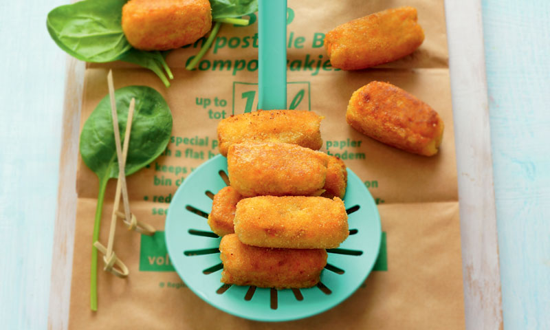 Croquetas ligeras de zanahoria