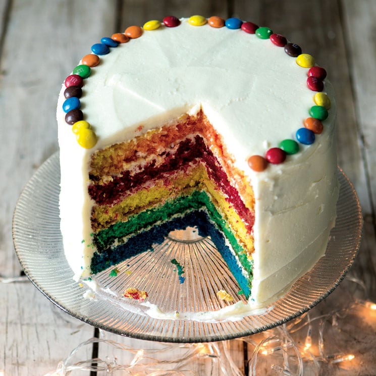 Tarta Arcoiris De Cumpleanos Tarta Arcoiris De Cumpleanos