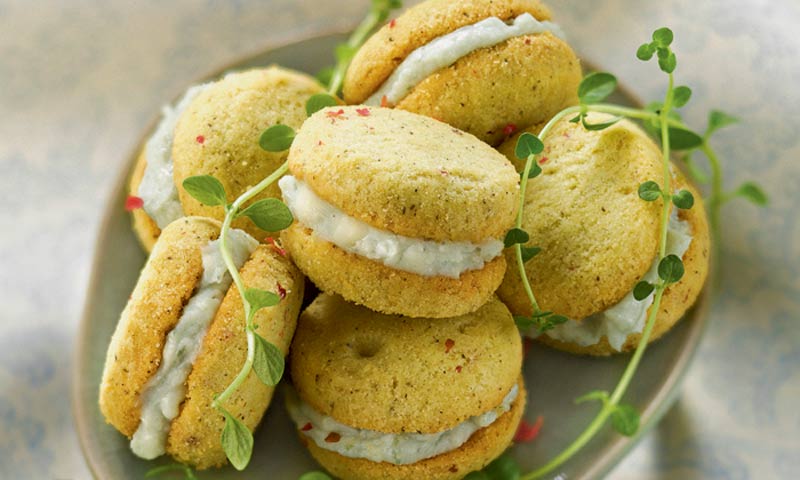 Galletitas de queso al tomillo