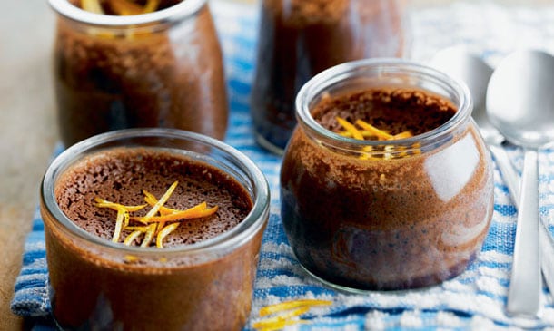 'Mousse' de chocolate con naranja confitada 'Mousse' de chocolate con naranja confitada