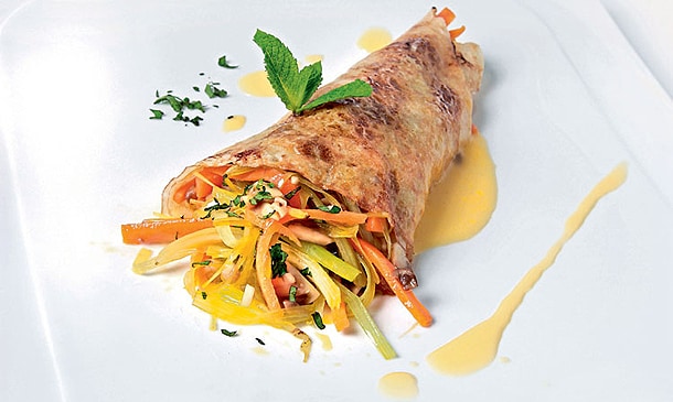 Crepes de verduras Crepes de verduras
