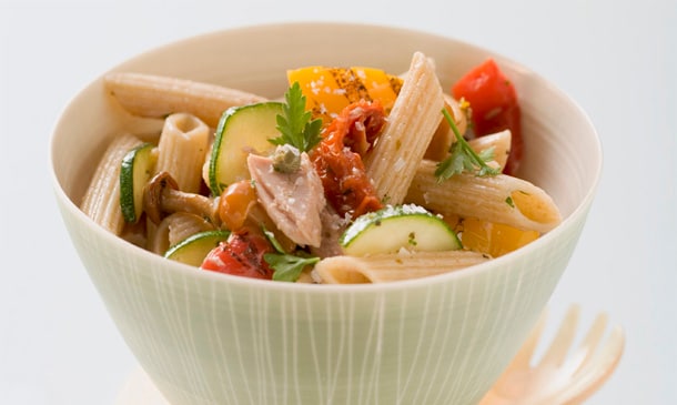 Ensalada de pasta integral Ensalada de pasta integral