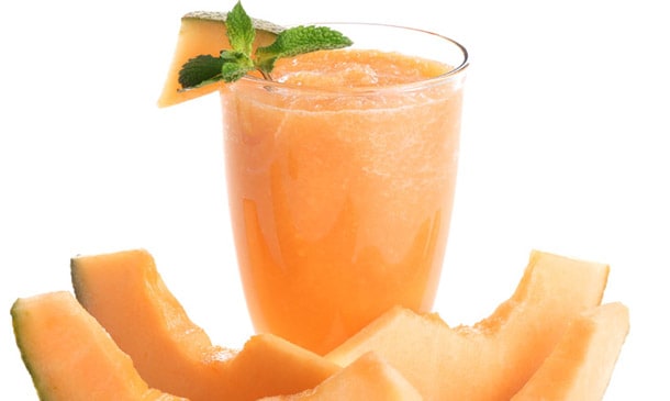 Sangría granizada de melón y vino moscatel Sangría granizada de melón y vino moscatel