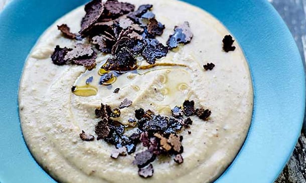 Paté de alubias con su crujiente Paté de alubias con su crujiente