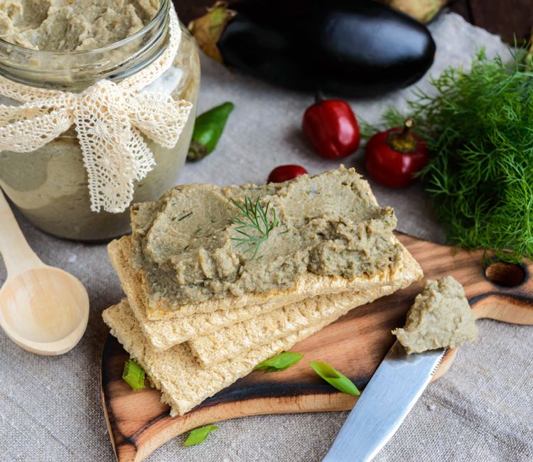 Paté de berenjena Paté de berenjena
