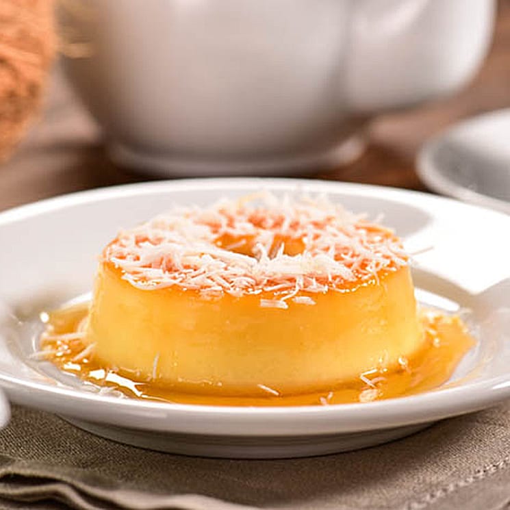 Flan De Coco Y Naranja Amarga