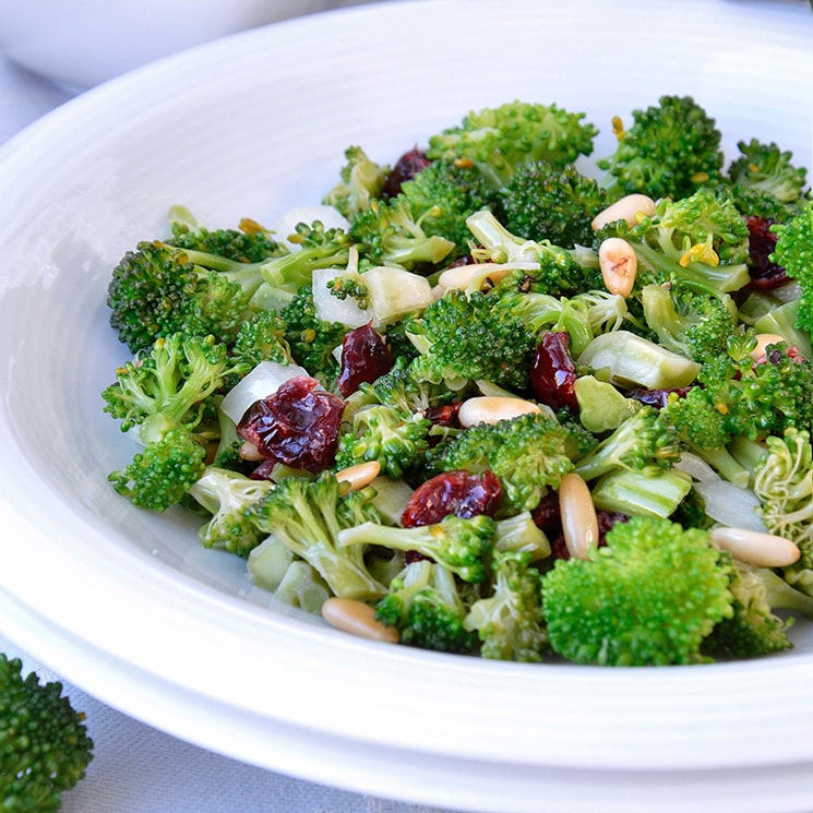 Brocoli Al Horno Con Pasas Y Pinones