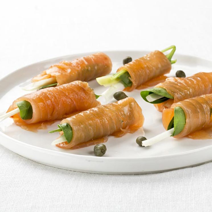 rollo de salmon para navidad
