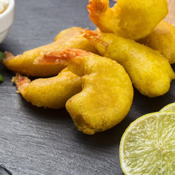 Gambas a la gabardina