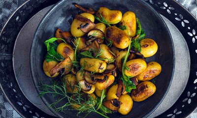 Patatas asadas con tomillo