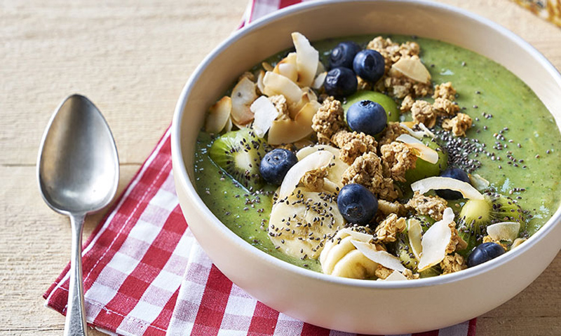 'Green Bowl Smoothie' con granola