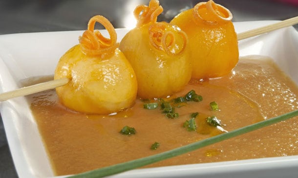 Gazpacho de kaki