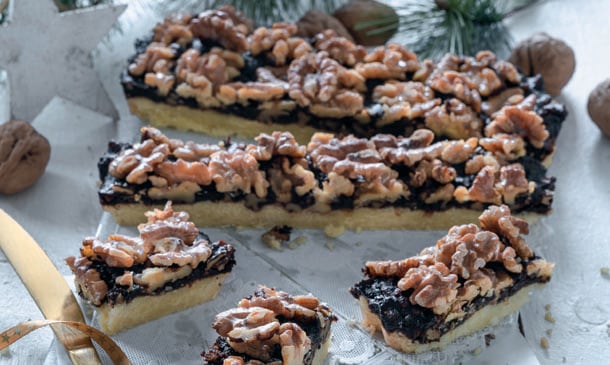 Barritas de mazapán con jengibre y nueces