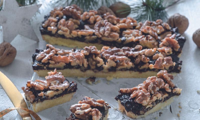 Barritas de mazapán con jengibre y nueces