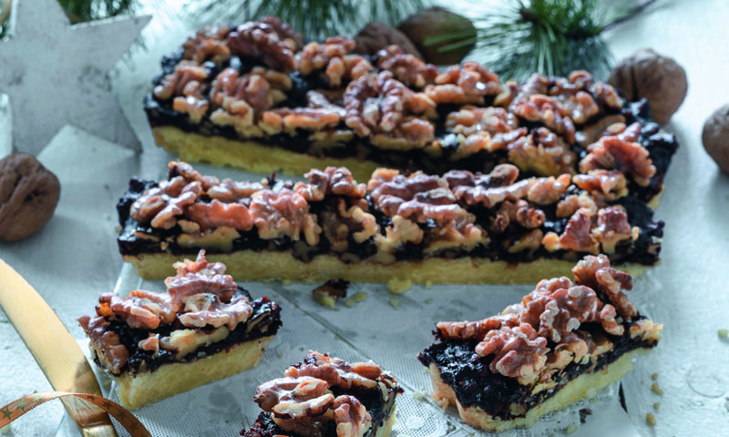 Barritas de mazapán con jengibre y nueces