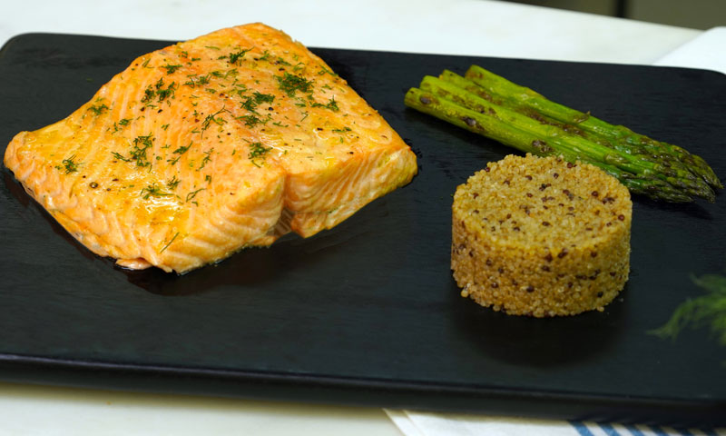 Salmón al horno