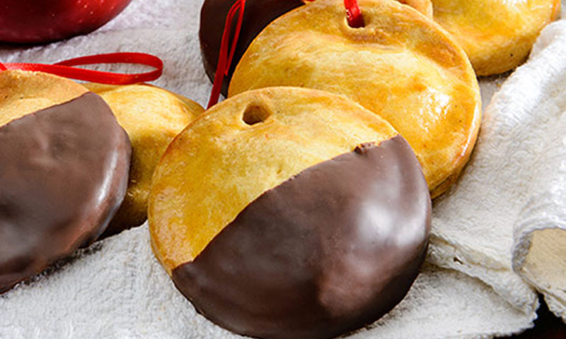 Galletas de manzana y chocolate