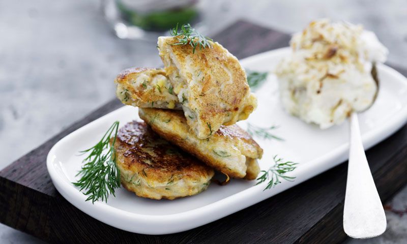 Albóndigas de pescado con eneldo