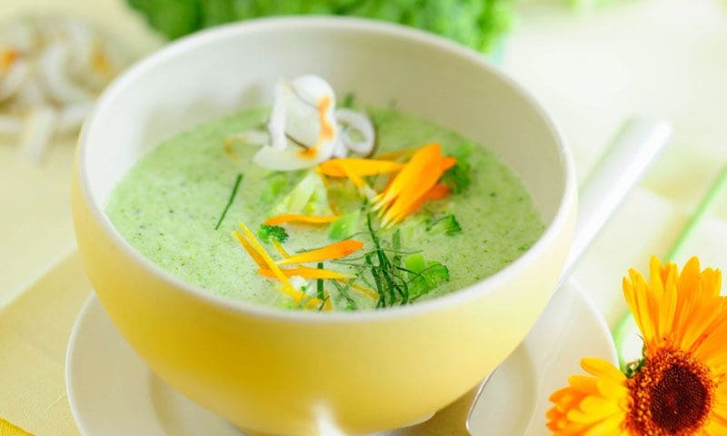 Crema ligera de brócoli