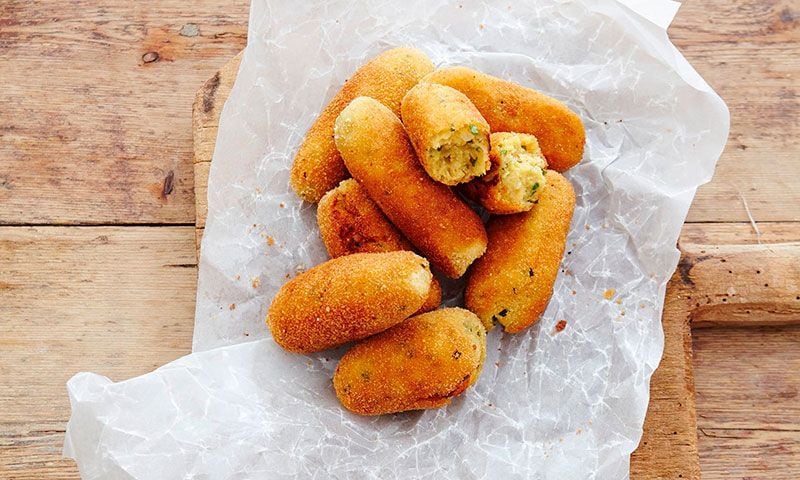 Croquetas veganas de champiñones