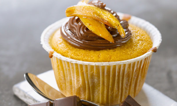 'Cupcakes' de boniato con chocolate 'Cupcakes' de boniato con chocolate