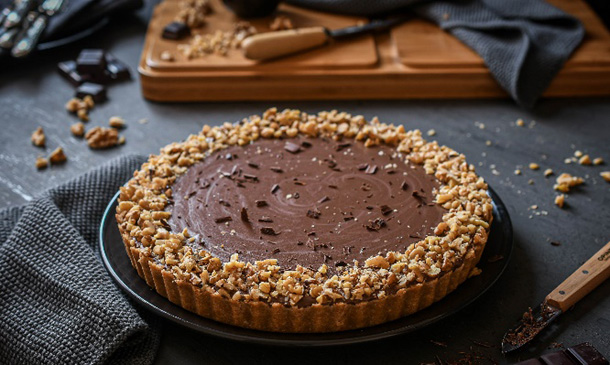 Tarta de chocolate con base de galletas tipo María Tarta de chocolate con base de galletas tipo María