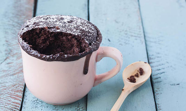 'Mug cake' de chocolate 'Mug cake' de chocolate