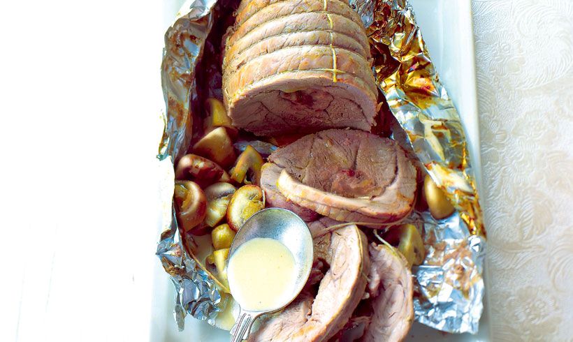 Redondo de ternera con salsa de limón