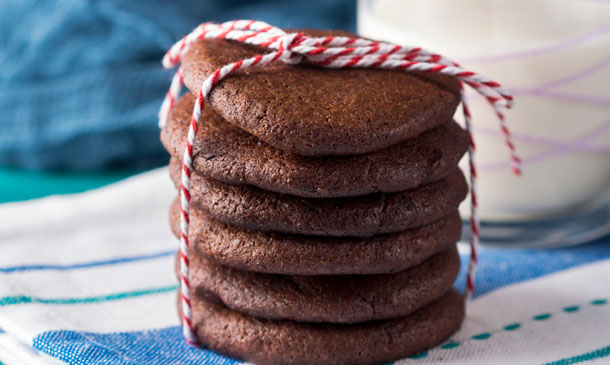 Galletas de chocolate y avellana Galletas de chocolate y avellana