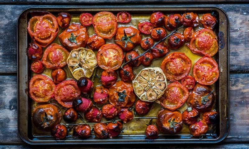 Tomates al horno