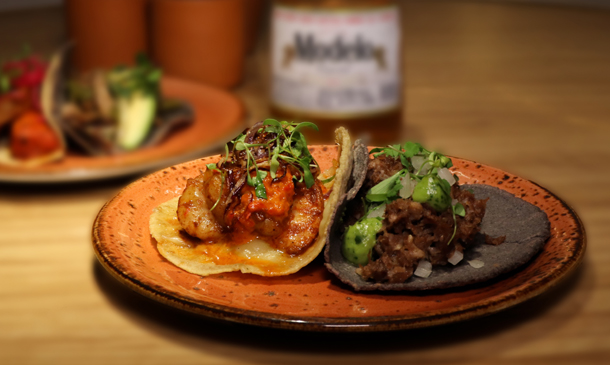 Taco gobernador al estilo Tepic