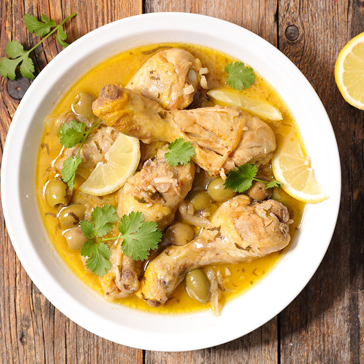 Pollo Al Limón Con Aceitunas