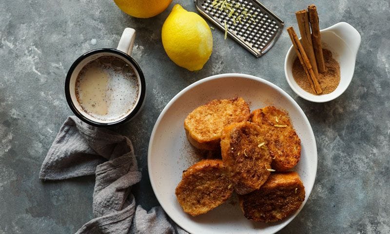 Torrijas en versión 'light'