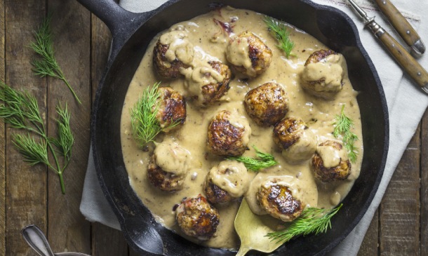 Albóndigas suecas ('kotbullar') Albóndigas suecas ('kotbullar')