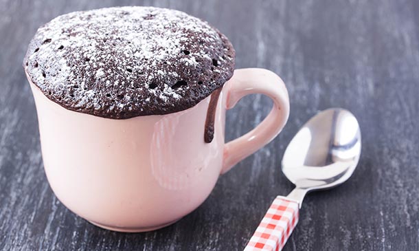 Mug cake de chocolate Mug cake de chocolate