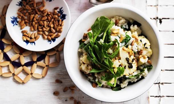 'Risotto' a la parmesana con coliflor 'Risotto' a la parmesana con coliflor