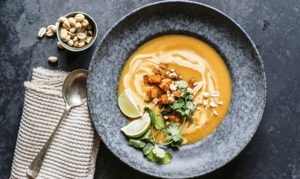 Crema de calabaza 'thai', un toque exótico que te sorprenderá Crema de calabaza 'thai', un toque exótico que te sorprenderá