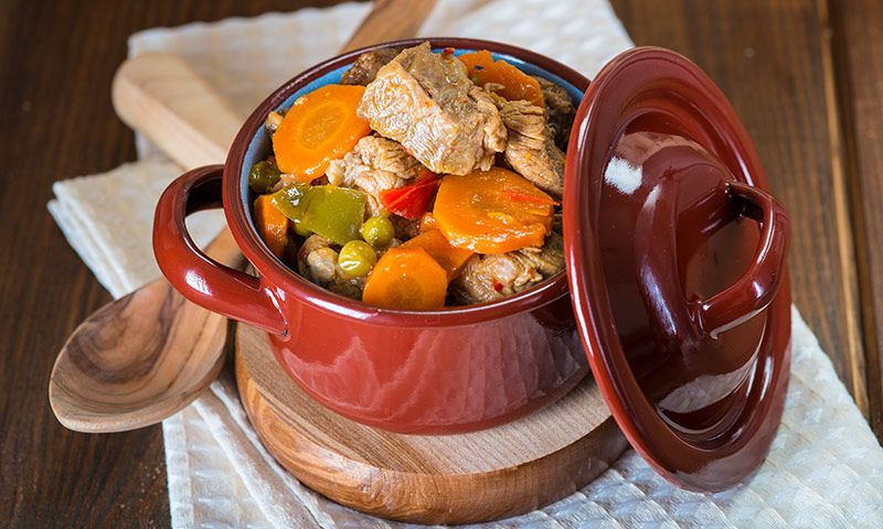 Ragú de ternera con hortalizas