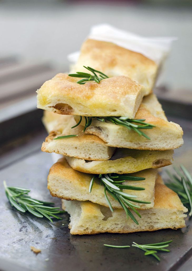 'Focaccia' al romero sin levadura 'Focaccia' al romero sin levadura