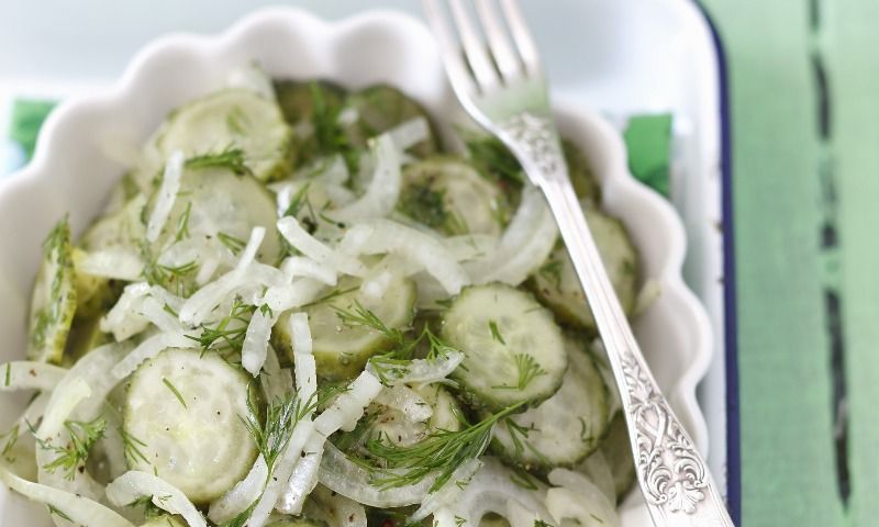 Ensalada de pepino y eneldo